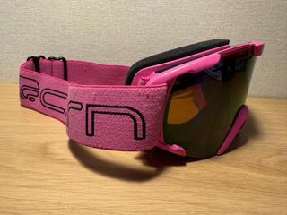 Conjunto Casco y Gafas (máscara) de Esquí Junior