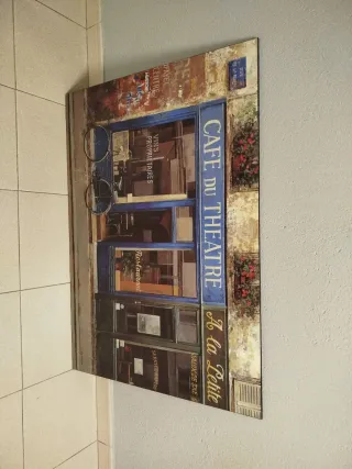 Cuadro Decorativo Café du Théâtre. Decoración