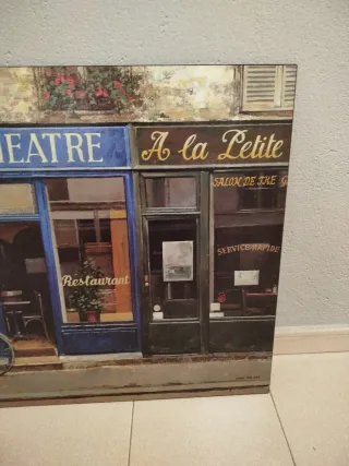 Cuadro Decorativo Café du Théâtre. Decoración