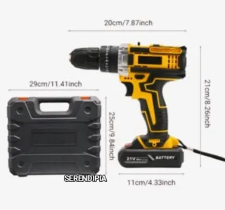 TALADRO ATORNILLADOR INALÁMBRICO 2 BATERÍAS