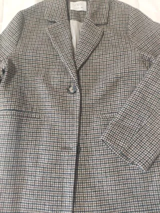 Abrigo Zara Gris