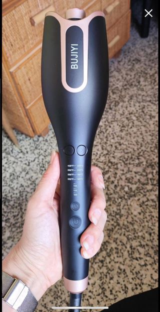 Rizador de Pelo Automático BUJIYI Negro/Dorado