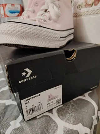 Converse rosas plataforma