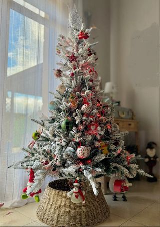Árbol de Navidad Nevado