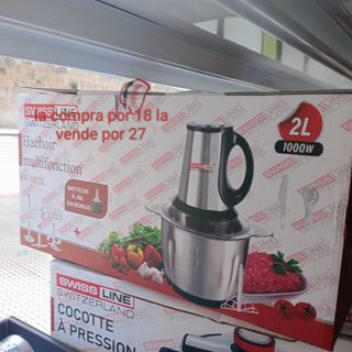 Picadora eléctrica inox Swiss Line 2L (hachoir)