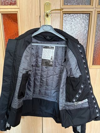 Chaqueta Bering Moto Mujer Negra/Gris Talla T3/40