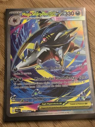 Carta Pokémon Mega-Sharpedo EX 127/094