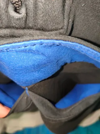 Felpa EA7 Emporio Armani Anorak Half-Zip Nera