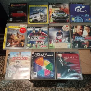 Consola PS3 Slim 120GB + 2 mandos + 15 juegos