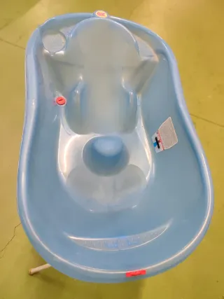 Bañera bebé azul