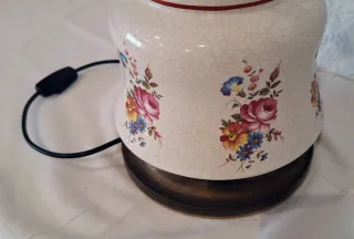 Lámpara de mesa quinqué vintage