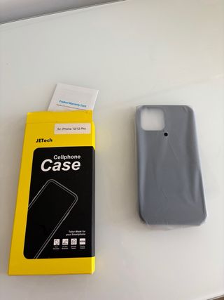 Funda JETech iPhone 12/12 Pro Negra silicona