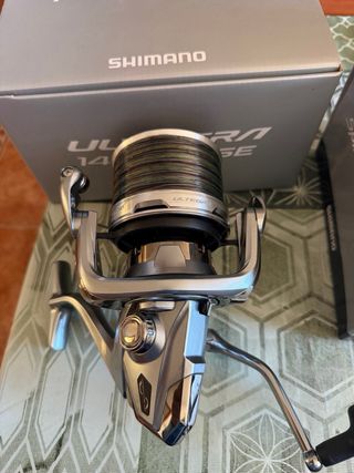 2 cañas surfcasting y 2 carretes Lote completo