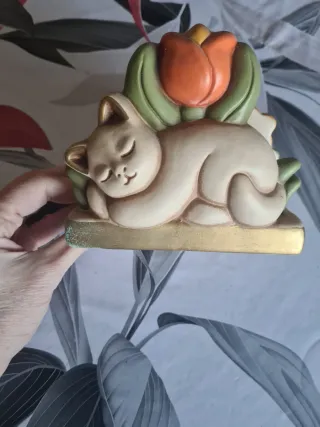 Portatovagliolo Thun Gatto e Tulipano