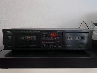 Pletina Doble Yamaha KX-W232 Negra