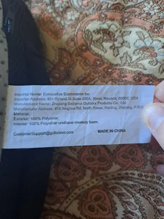 Cuscino Fortem Memory Foam Nero