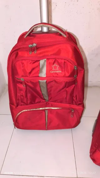 Conjunto 2 Maletas Caminatta Rojas