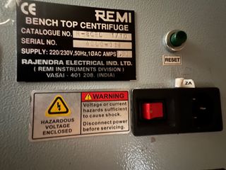 Centrifuga REMI R-8C+ da riparare