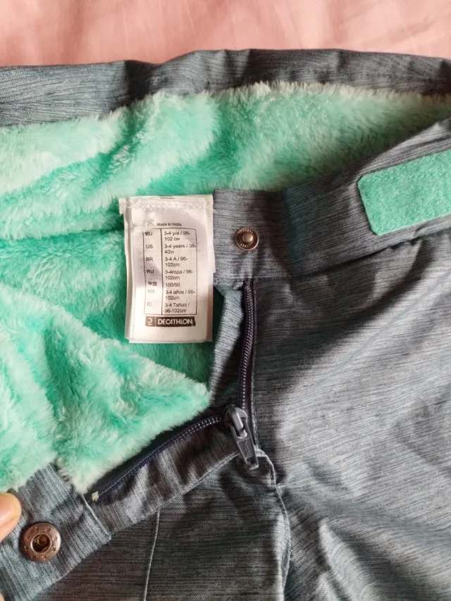 Pantalón de nieve 96-102 cm