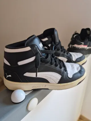 Zapatillas Adidas y Puma Negras y Blancas