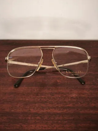 Gafas Christian Dior Monsieur Doradas Vintage