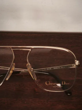 Gafas Christian Dior Monsieur Doradas Vintage