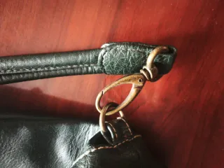 Bolso verde mujer vintage