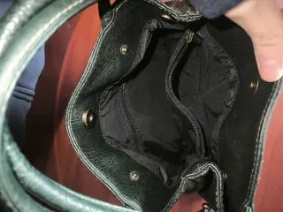 Bolso verde mujer vintage