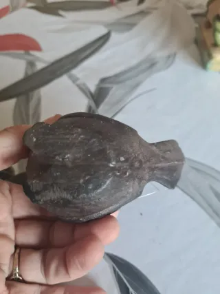 Uccellino fermacarte in ferro