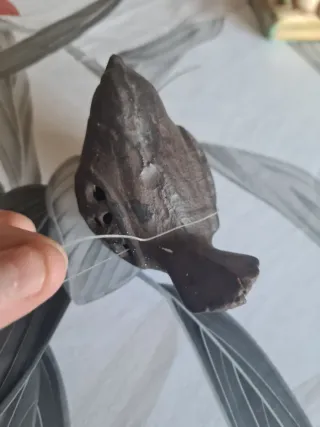 Uccellino fermacarte in ferro