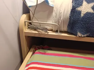 Cama nido juvenil con armario