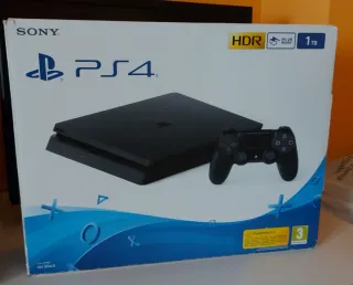 Caja Vacía PS4 Slim 1TB Jet Black