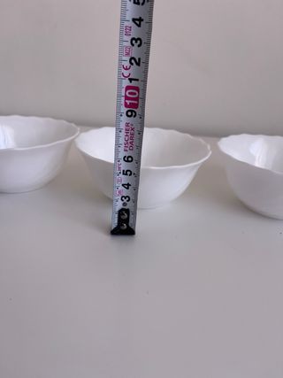 4 Cuencos Arcopal Blancos