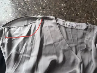 Vestido fiesta gris y negro talla única