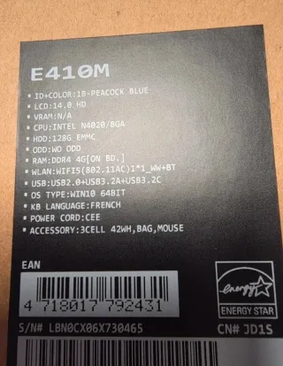 Asus VivoBook 14 Ordenador Portatil Ligero