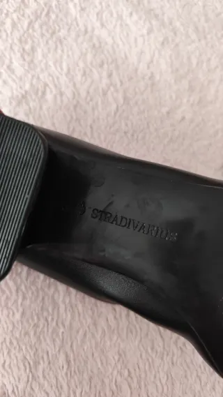 Bailarinas de tacón negras lazo