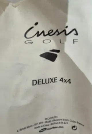 Carro de golf + bolsa Boomerang + palos y pelotas