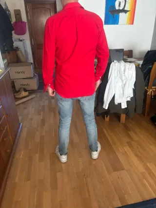 Camisa Giorgio Di Mare Roja