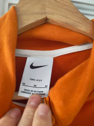 Sudadera Nike Dry Fit Naranja Talla M