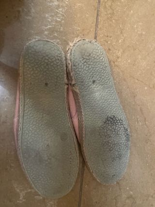 Espardeñas rosas talla 33