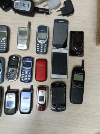 Colección de teléfonos móviles