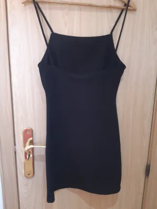 Vestido Negro Mango Talla S
