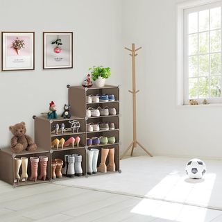 Scarpiera YIHATA 2x8 livelli 32 paia HE043