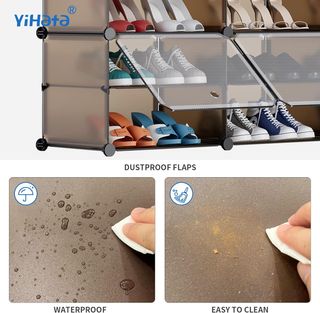 Scarpiera YIHATA 2x8 livelli 32 paia HE043