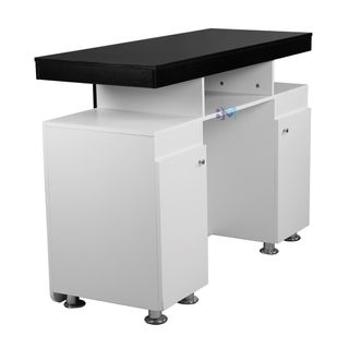 Mostrador Recepción Blanco y Negro