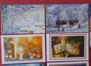 Lote de 11 Postales Navideñas