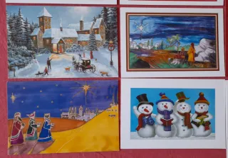 Lote de 11 Postales Navideñas