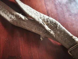 Bolso vintage beige mujer