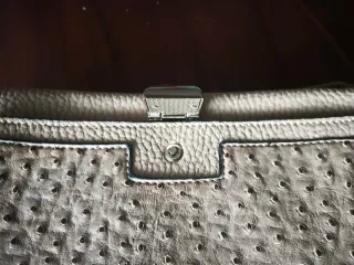 Bolso vintage beige mujer