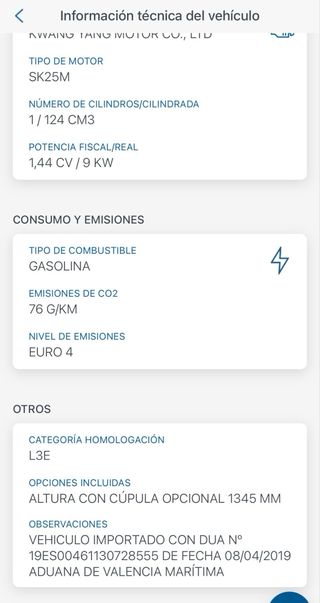 Kymco Superdink 125cc